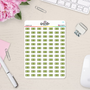 Mini Doodle Money Payday Vinyl Planner Stickers - S014