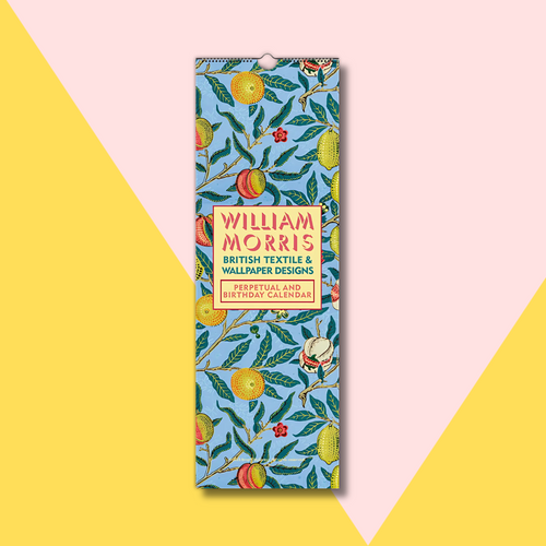 William Morris Perpetual Birthday Calendar | Vintage Prints| US/Canada Version