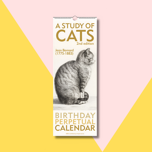 A Study of Cats Birthday Calendar | Jean Bernard | EU/AU/UK/World Version A Study of Cats Birthday Calendar | Jean Bernard | EU/AU/UK/World Version