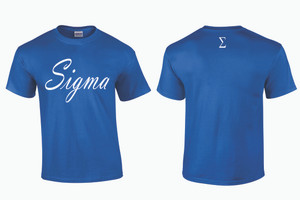 Sigma Script T-Shirt (5X - 6X) Sigma Script T-Shirt (5X - 6X)