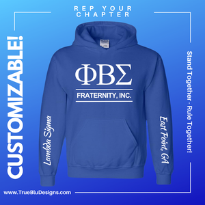 Sigma Chapter Hoodie with Custom Sleeves