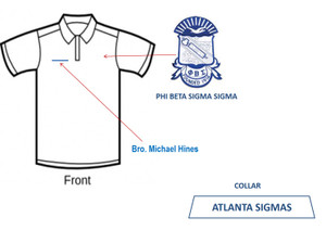 Phi Beta Sigma Sigma Royal Polo (2X - 4X) Phi Beta Sigma Sigma Royal Polo (2X - 4X)