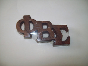 Sigma Large Wooden Lapel Pin