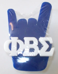 Sigma Acrylic Hand Symbol Lapel Pin