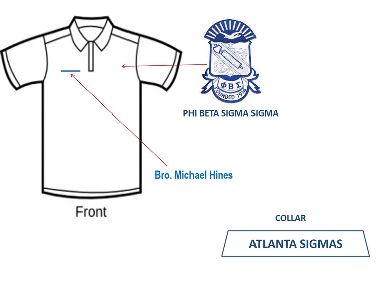 Phi Beta Sigma Sigma Royal Polo (2X - 4X)
