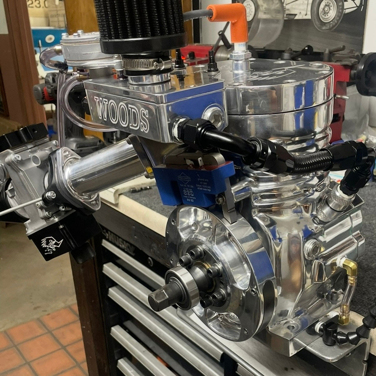 Woods Top Dog Engine - 600 lb 7.90 Engine Combo - Nic Woods Racing