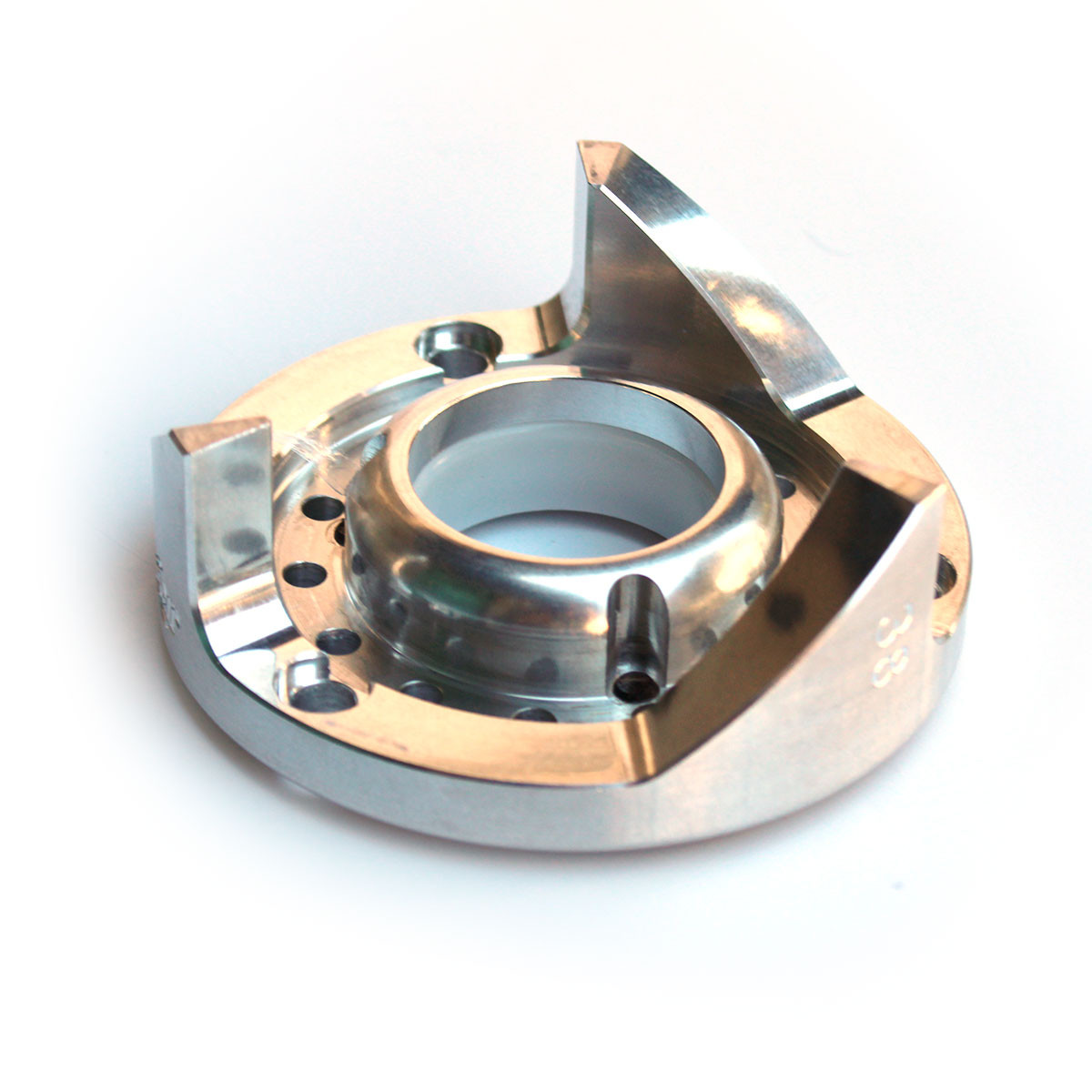 Polished Shockwave Rear Helix 38 - Jr. Dragster Clutch Parts - Nic