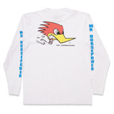 Mr Horsepower Long Sleeve White Shirt
