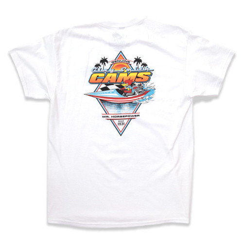 Jet Boat Clay Smith White T-Shirt