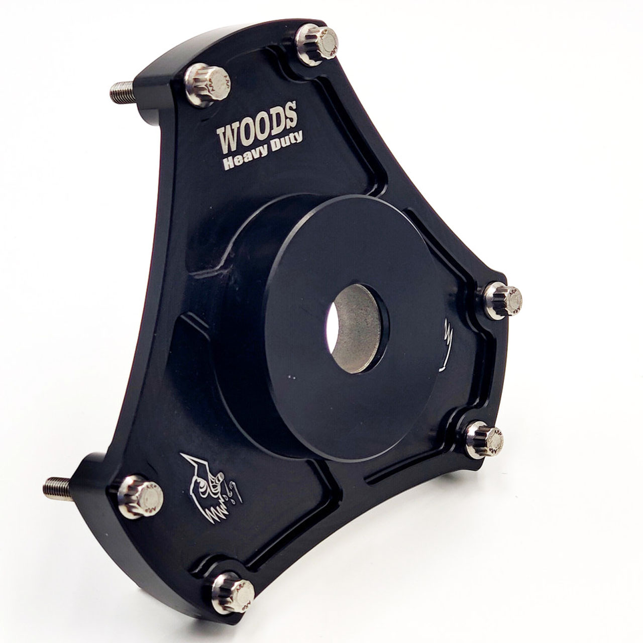 Shockwave Overdrive Black Clutch Cover Heavy Duty - Nic Woods Racing