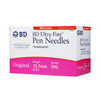 BD Ultra-Fine Pen Needles 29g 1/2in [ 1 Box of 90 Ct ]