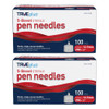 TRUEplus 5-Bevel Sterile, Single-Use Pen Needles, 29g, 12mm (1/2 inch) - 2 Pack