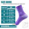 Overt Neuropathy Socks - Compression Sleeves for Nerve Damage Pain, Ankle Gout, or Fasciitis Relief Brace - Purple Overt Neuropathy Socks - Compression Sleeves for Nerve Damage Pain, Ankle Gout, or Fasciitis Relief Brace - Purple