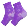 Overt Neuropathy Socks - Compression Sleeves for Nerve Damage Pain, Ankle Gout, or Fasciitis Relief Brace - Purple Overt Neuropathy Socks - Compression Sleeves for Nerve Damage Pain, Ankle Gout, or Fasciitis Relief Brace - Purple
