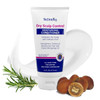 TriDerma dry scalp conditioner being poured into hand – lightweight formula with AP4 Aloe and Mongongo Oil