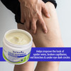 TriDerma Vein Defense Healthy Cream jar front view – fragrance-free, paraben-free cream for under-eye circles and broken capillaries