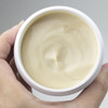 TriDerma Vein Defense cream being applied to under-eye area – gentle formula for dark circles and delicate facial skin