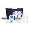 Ameda Mya Joy PLUS breast pump deluxe edition 132A05 complete set with tote bag, accessory bag, and milk collection system