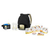 Medela Pump In Style Advanced breast pump kit with backpack solution set on white background