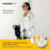Complete Swing Maxi Hands-free kit including pump, collection cups, breast shields, tubing, lanyard, and power adapter