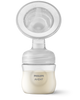 Digital timer display on Philips Avent pump showing pumping time for each breast