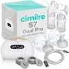 Cimilre S7 Dual Pro double electric breast pump with dual motors on white background