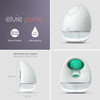 Mother using Elvie single pump while nursing baby on other side