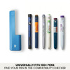 Crush-proof hard shell case protecting insulin pen from drops and pressure