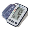 Clever Choice talking blood pressure monitor Model SDI-1886 with WHO chart reference – green, yellow, and red result categories