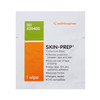 No-Sting Skin-Prep Wipe being removed from foil packet – easy to use for caregivers and patients