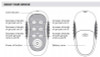 Carex AccuRelief wireless TENS pads with snap connectors – easy attachment to controller unit
