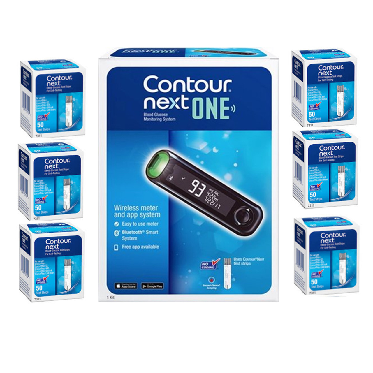 Ascensia Bayer Contour Next One Meter Only for Glucose Care