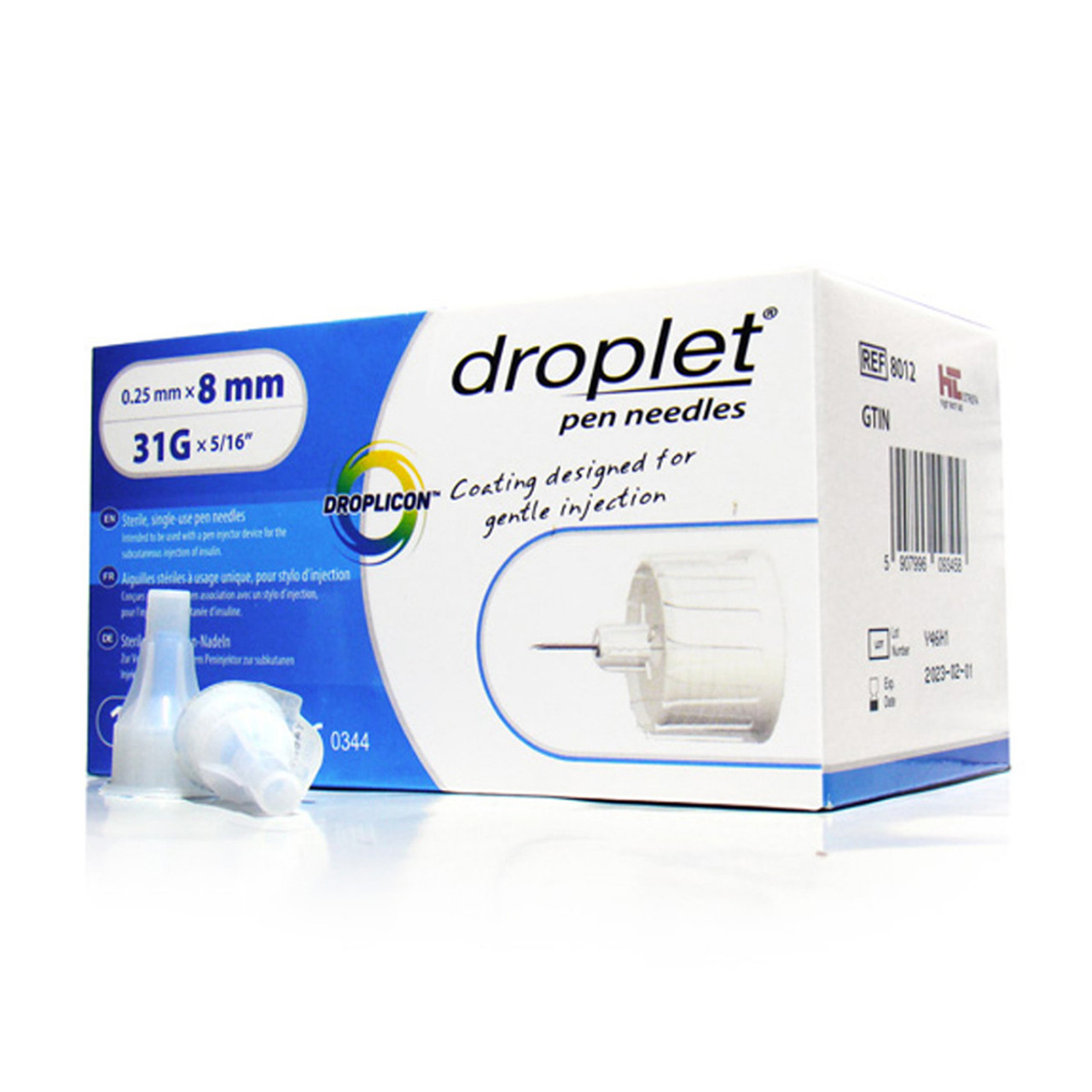 Microdot Droplet Insulin Pen Needles 31G 8mm - Microdot