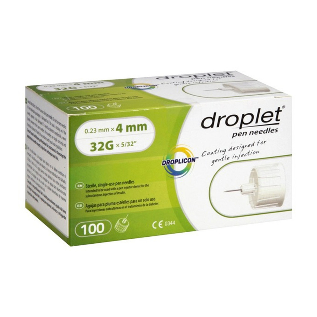 Microdot Droplet Insulin Pen Needles 31G 8mm - Microdot