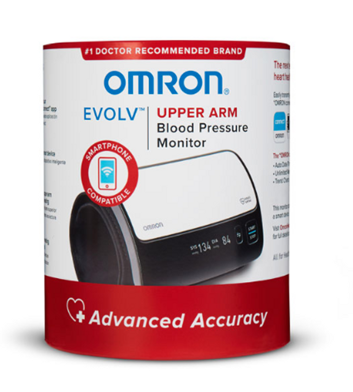 omron evolv bluetooth wireless upper arm blood pressure monitor