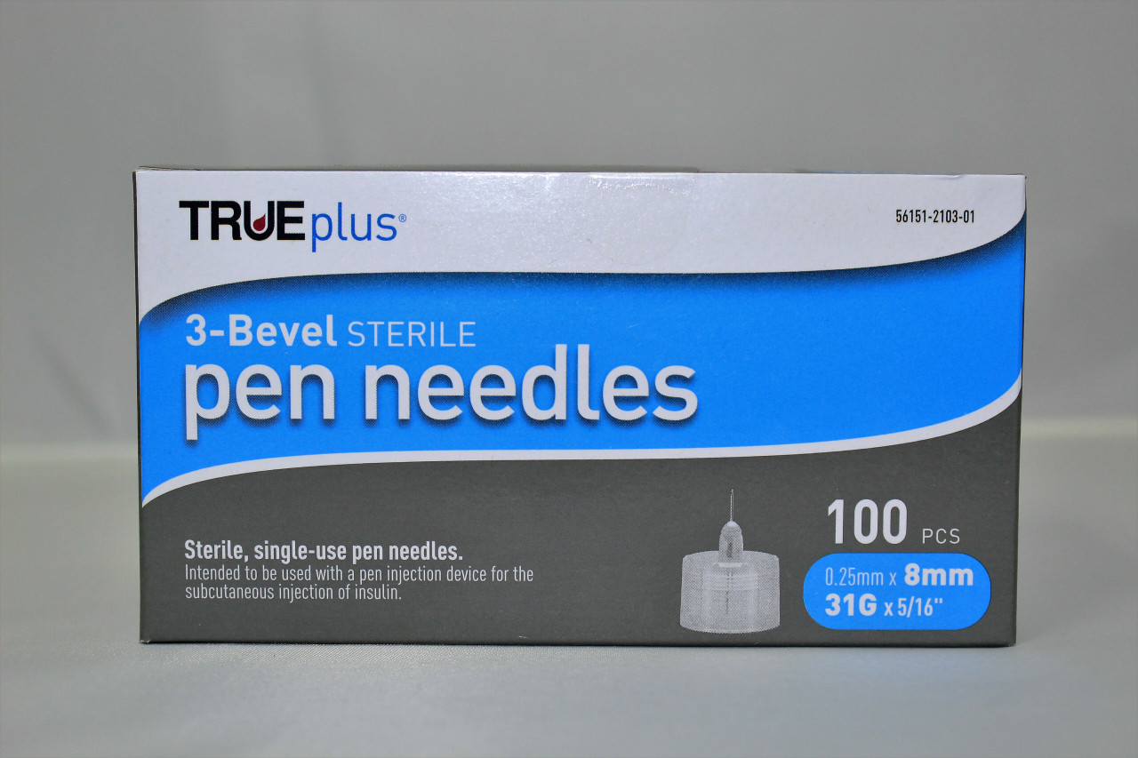 TRUEplus Pen Needles - 32G 4mm 100/bx