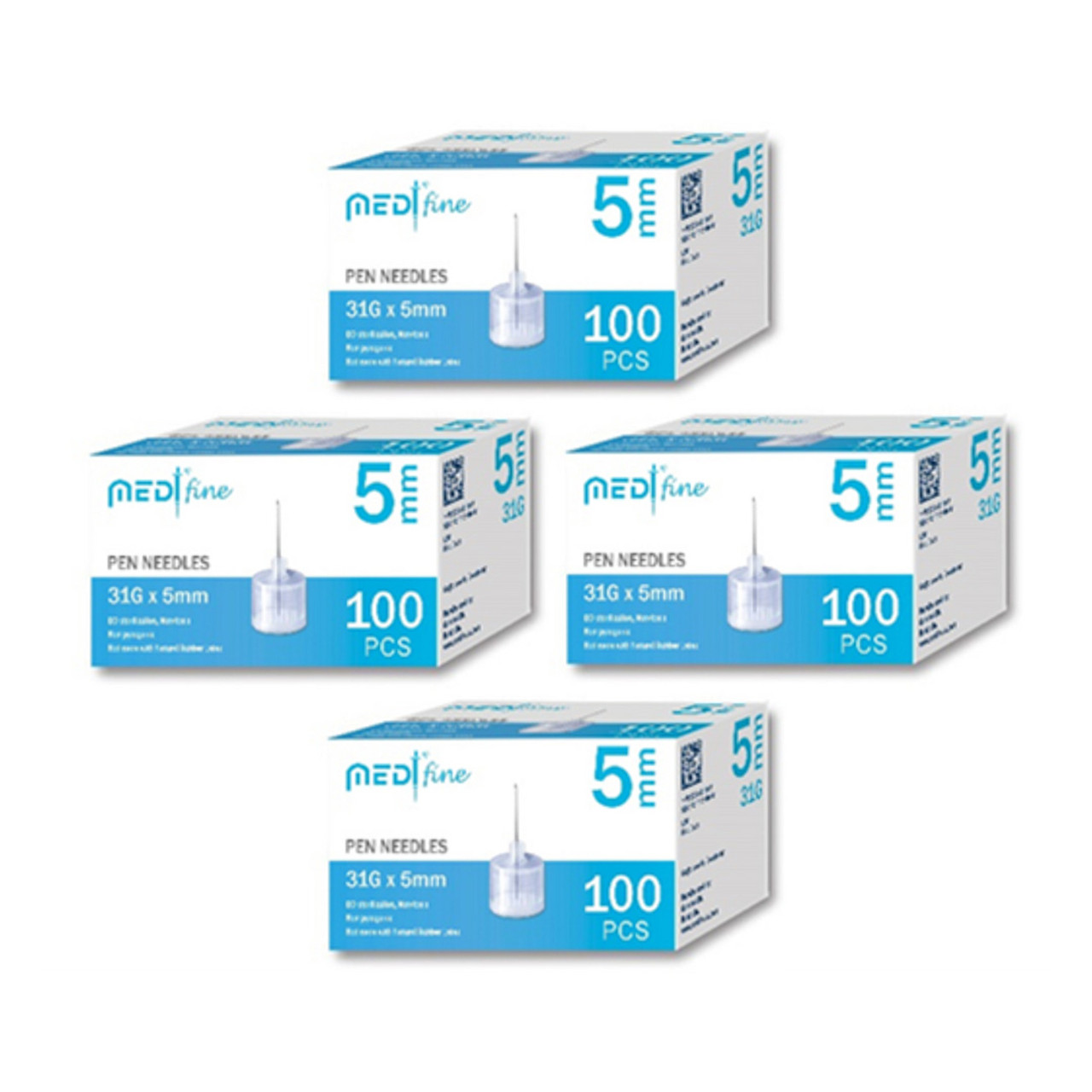 Buy MedtFine Insulin Pen Needles (31G 5mm) 400 pieces Online in USA at the  Best Prices