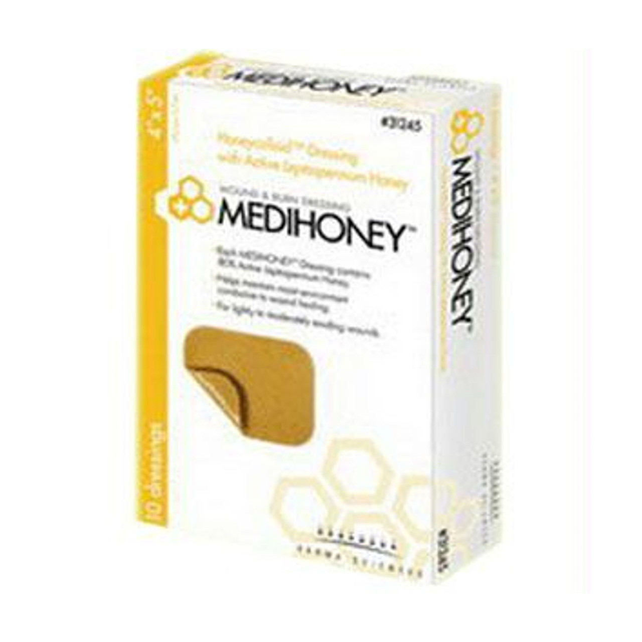 Dermasciences Medihoney Hydrogel Nonadhesive Pads - Medihoney