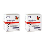 Abbott Freestyle Lite Meter With Freestyle 50 Test Strips, Lancing device & Generic Lancets