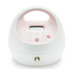 Spectra S2 Plus breast pump with manual hand pump switch kit on white background