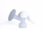Close up of adapter mechanism for manual pumping