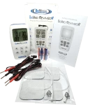 Close-up of BioMed Revived II control panel – 9 TENS, 8 EMS, and 5 massage program selection