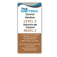 TRUE Metrix Control Solution  - MEDIUM - Level 2 For GLucose Care