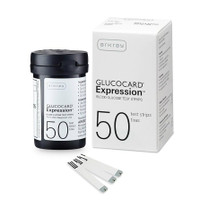 Arkray Glucocard Expression 600 Test Strips For Glucose Care