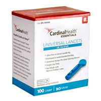 Cardinal Health ReliaMed Twist Top Lancets 30G 100/BX [5 Pack] For GLucose Care