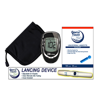 True Metrix Blood Meter [+] Lancing Device & Lancets For Glucose Care