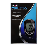 TRUE Metrix Meter [+] Metrix 100 Test Strips , Lancing Device For GLucose Care