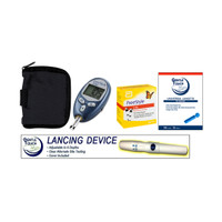 Abbott Freestyle Lite Meter With Freestyle 50 Test Strips, Lancing device & Generic Lancets