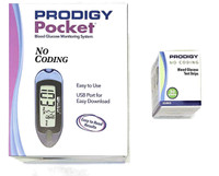 Prodigy Pocket Blood Glucose Monitoring System [+] 50 Test Strips