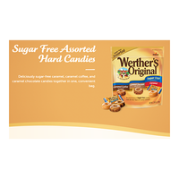 Werther's Original Sugar Free Assorted Caramel Hard Candies, 7.7oz Bag